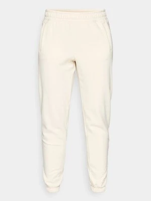 Spodnie treningowe DKNY mleczny