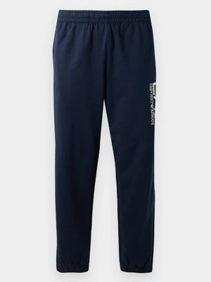 Spodnie treningowe EA7 Emporio Armani granatowy