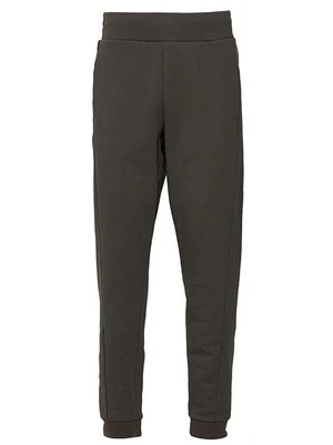 Spodnie treningowe EA7 Emporio Armani metaliczna czerń