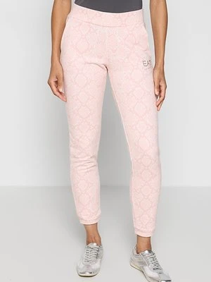 Spodnie treningowe EA7 Emporio Armani różowy