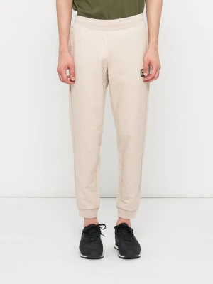 Spodnie treningowe EA7 Emporio Armani beżowy