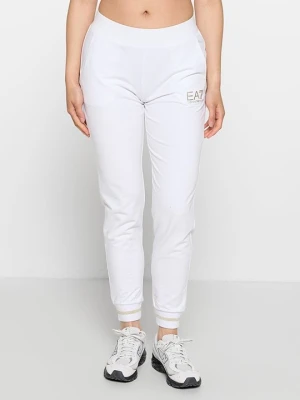 Spodnie treningowe EA7 Emporio Armani biały