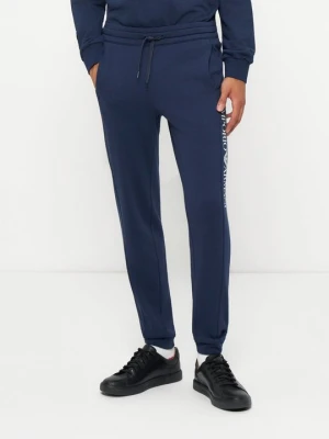 Spodnie treningowe EA7 Emporio Armani granatowy