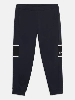 Spodnie treningowe EA7 Emporio Armani granatowy