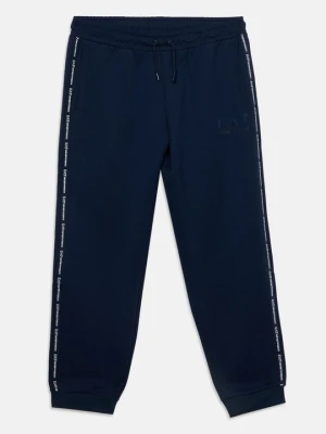 Spodnie treningowe EA7 Emporio Armani granatowy