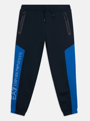 Spodnie treningowe EA7 Emporio Armani granatowy