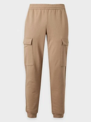 Spodnie treningowe EA7 Emporio Armani jasnobrązowy