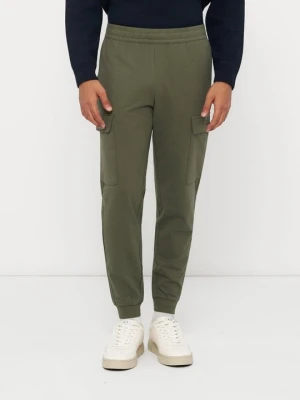 Spodnie treningowe EA7 Emporio Armani jasnozielony