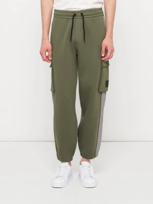 Spodnie treningowe EA7 Emporio Armani jasnozielony
