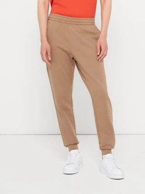 Spodnie treningowe EA7 Emporio Armani jasny brąz