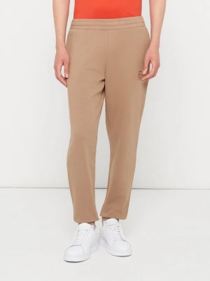Spodnie treningowe EA7 Emporio Armani jasny brąz