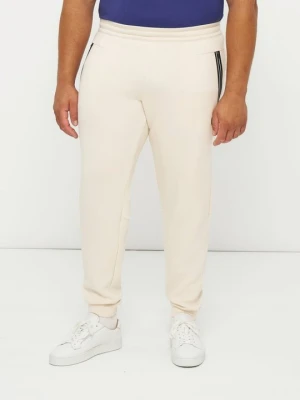 Spodnie treningowe EA7 Emporio Armani mleczny