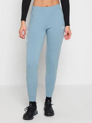 Spodnie treningowe EA7 Emporio Armani niebieski