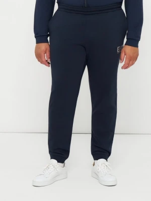 Spodnie treningowe EA7 Emporio Armani niebieski