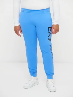 Spodnie treningowe EA7 Emporio Armani niebieski