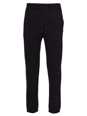 Spodnie treningowe Emporio Armani czarny melanż