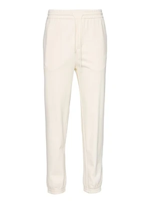 Spodnie treningowe Emporio Armani mleczny