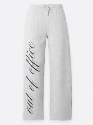 Spodnie treningowe Even&Odd By Zalando jasnoszary melanż