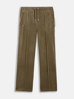 Spodnie treningowe Juicy Couture oliwkowy