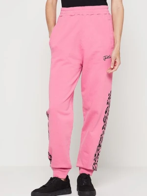 Spodnie treningowe Just Cavalli różowy