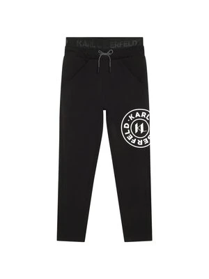 Spodnie treningowe KARL LAGERFELD KIDS