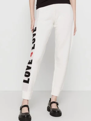 Spodnie treningowe LOVE MOSCHINO biały