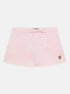 Spodnie treningowe Lyle & Scott jasnoróżowy