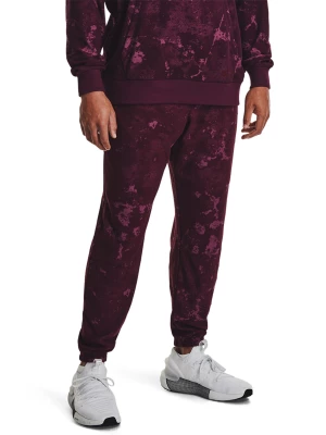 Spodnie treningowe męskie Under Armour UA Journey Terry Joggers - fioletowe