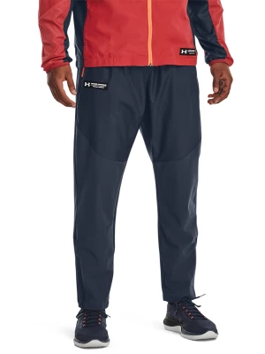 Spodnie treningowe męskie Under Armour UA Rush Woven Pants - granatowe