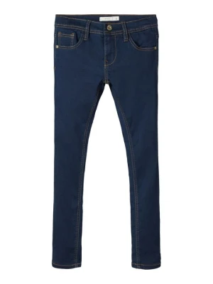 Spodnie treningowe NAME IT niebieski denim