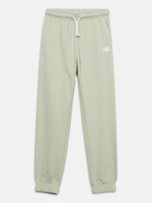 Spodnie dresowe New Balance jasnozielony
