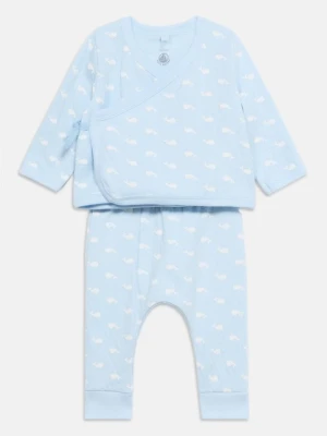Spodnie treningowe Petit Bateau jasnoniebieski