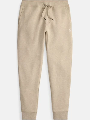 Spodnie treningowe Polo Ralph Lauren beżowy melanż