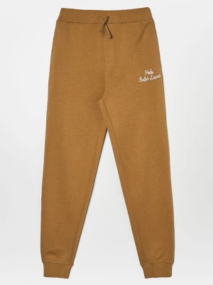 Spodnie treningowe Polo Ralph Lauren brąz