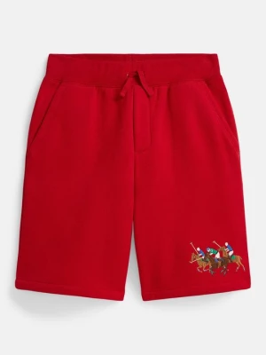 Spodnie treningowe Polo Ralph Lauren czerwony