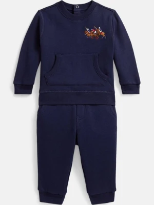 Spodnie treningowe Polo Ralph Lauren niebieski
