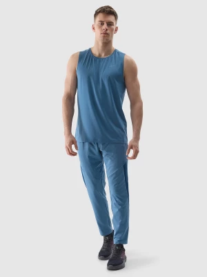 Spodnie treningowe szybkoschnące męskie - niebieskie 4F