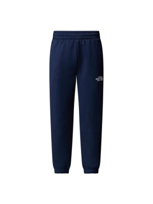 Spodnie treningowe The North Face granatowy
