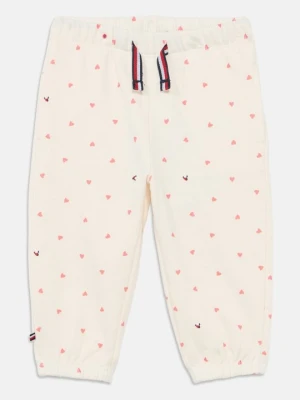 Spodnie treningowe Tommy Hilfiger mleczny