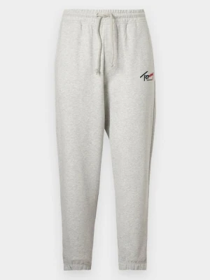 Spodnie treningowe Tommy Jeans jasnoszary
