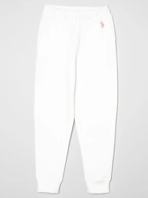 Spodnie treningowe U.S. POLO ASSN. mleczny