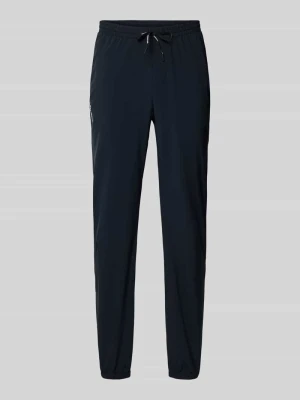 Spodnie treningowe z logo i elastycznym pasem Salomon