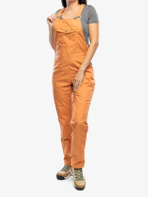 Spodnie turystyczne damskie Fjallraven Vardag Dungaree Trousers - desert brown