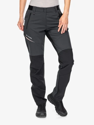 Spodnie turystyczne damskie Vaude Elope Pants - phantom black