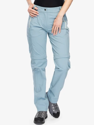 Spodnie turystyczne damskie Vaude Farley Stretch ZO T-Zip Pants II - nordic blue