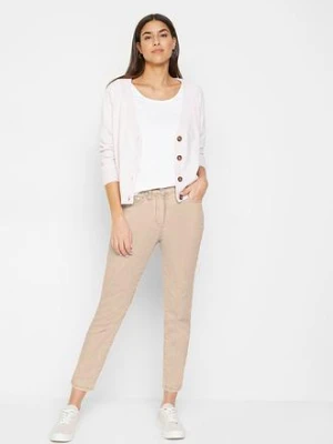 "Spodnie twillowe w krótszej długości, z efektem ""used look""" bonprix