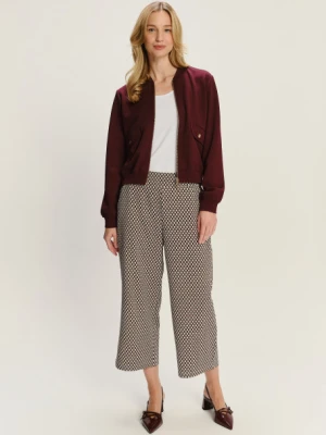 Spodnie typu culotte z printem Greenpoint