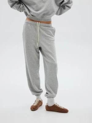 Spodnie typu jogger w kolorze LIGHT GREY MELANGE - COOL-L Marsala