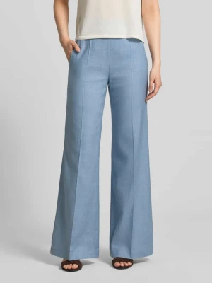 Spodnie typu marlene z mieszanka lnu o kroju slim fit Windsor