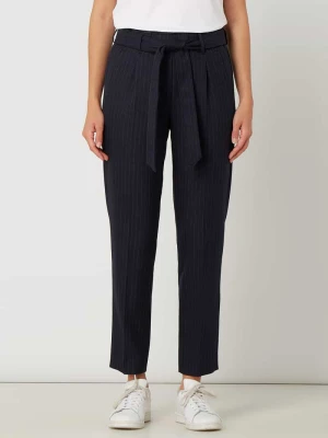 Spodnie typu paperbag o kroju relaxed fit z dodatkiem streczu model ‘Milla’ BRAX